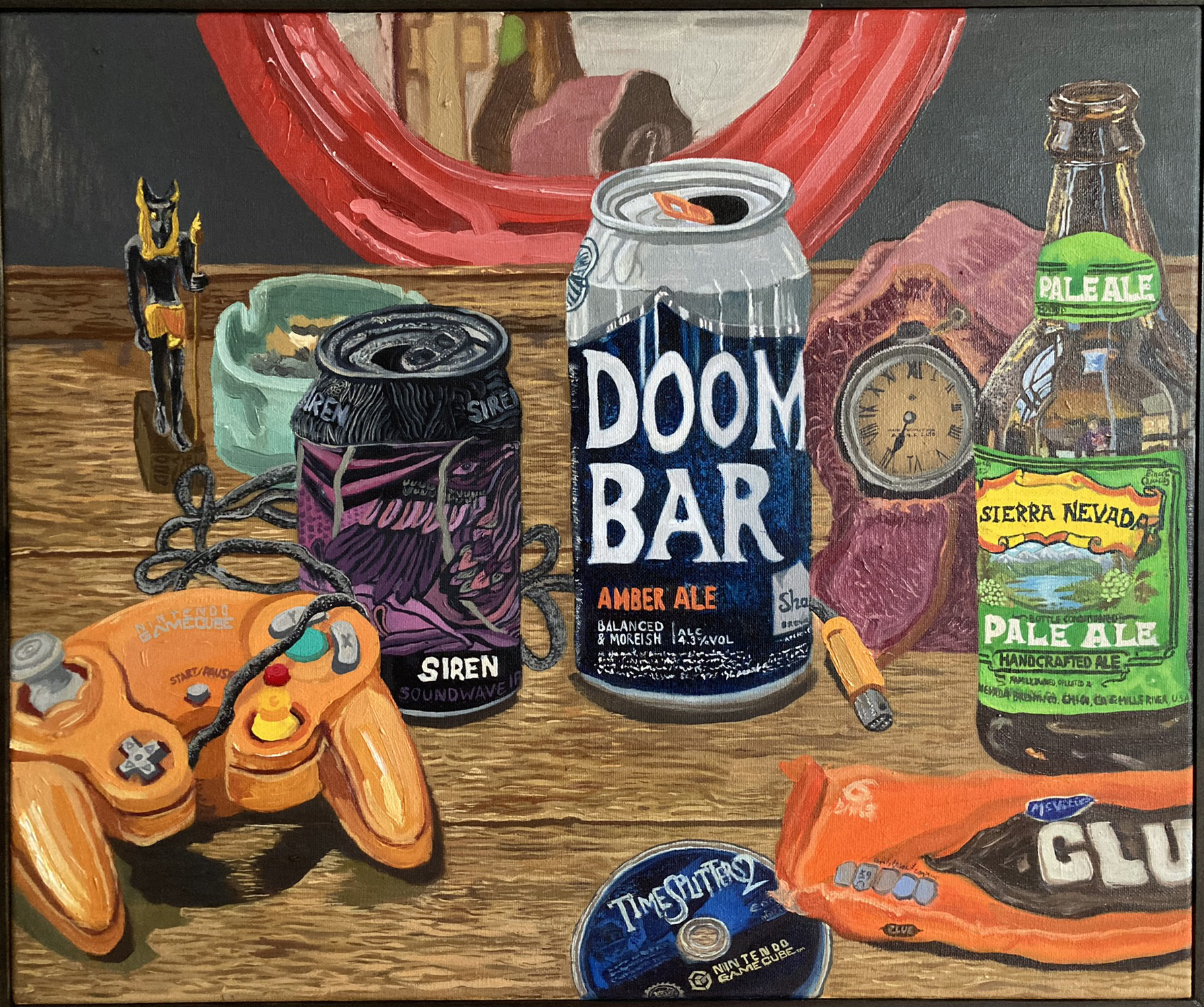 DooMBAR, oil on canvas, Helena Moock, October 2022