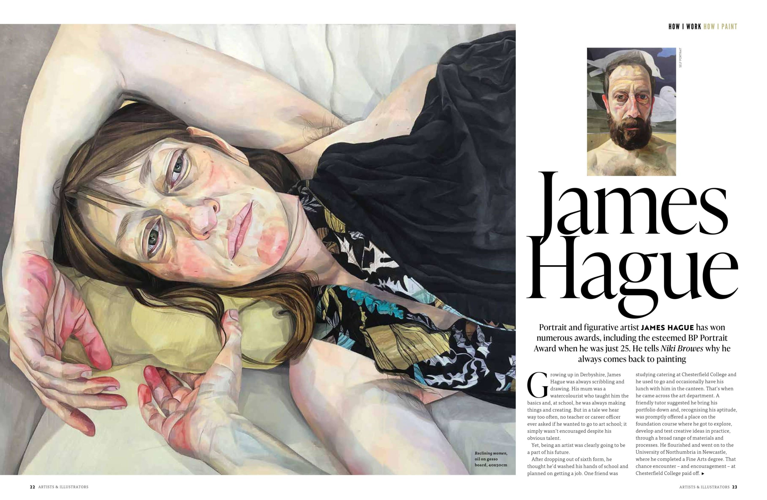 James Hague in Artists & Illustrators November 2022 Issue