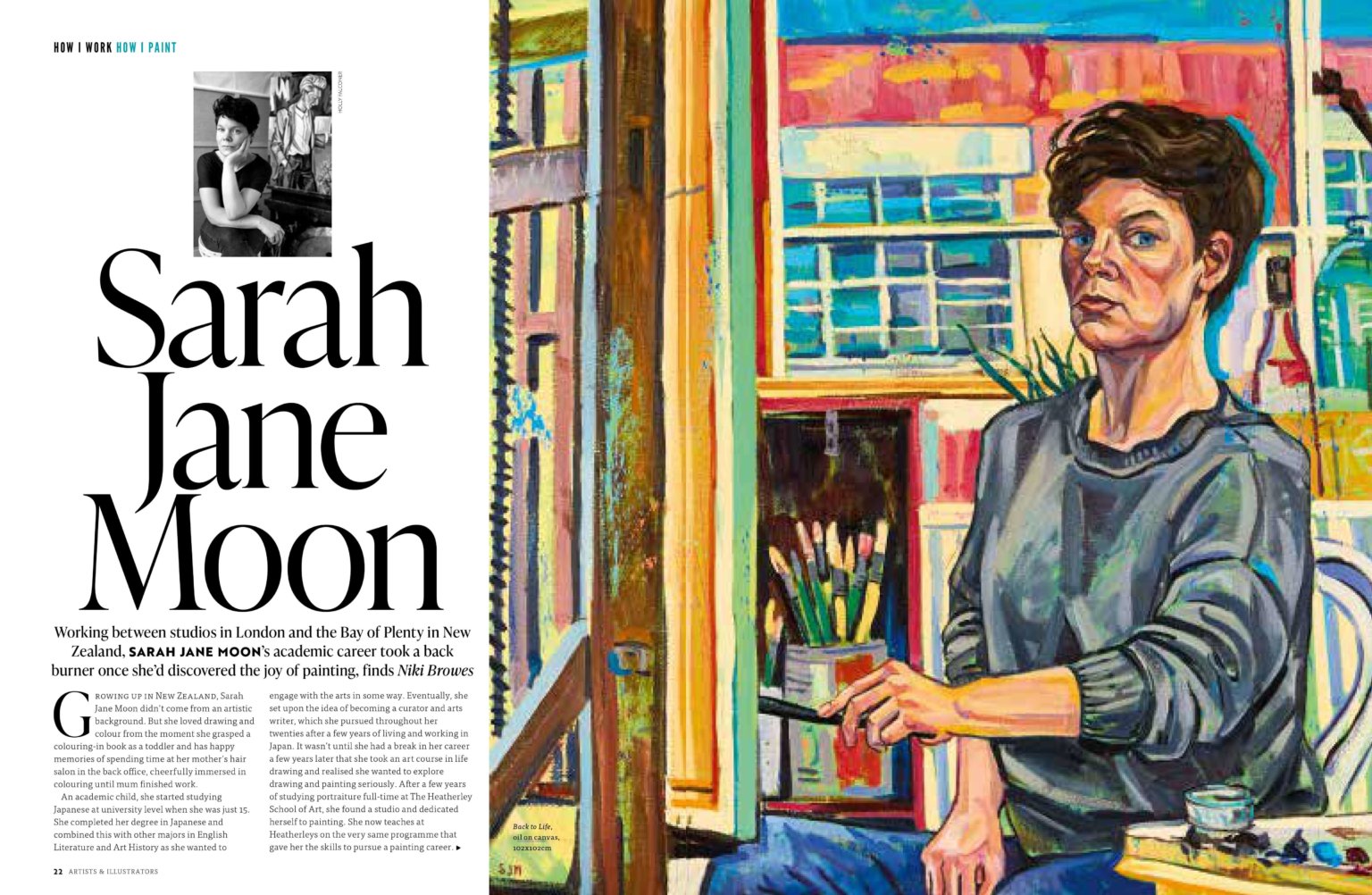 Sarah Jane Moon in Artists & Illustrators October 2022 Issue